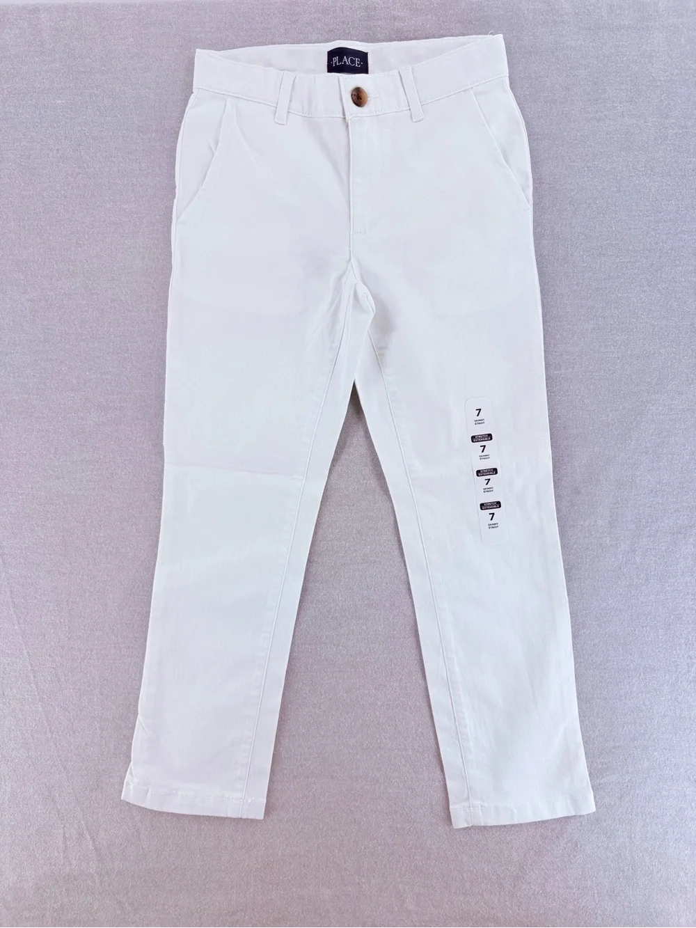 The Children's Place White Kids Chino Jeans